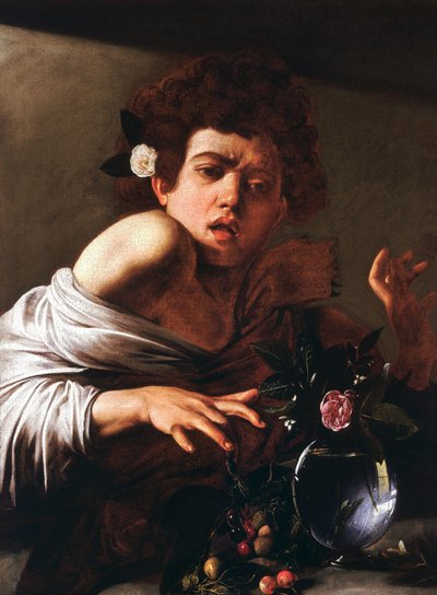 Boy Bitten by a Lizard by Michelangelo Merisi Caravaggio